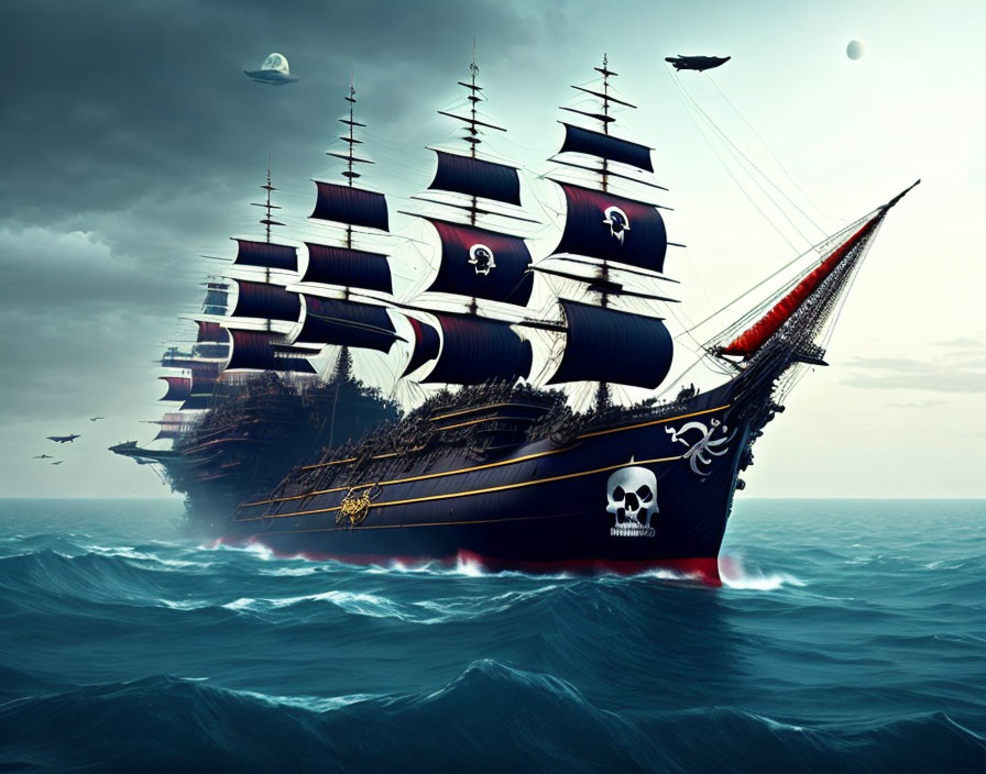 A pirate ship
