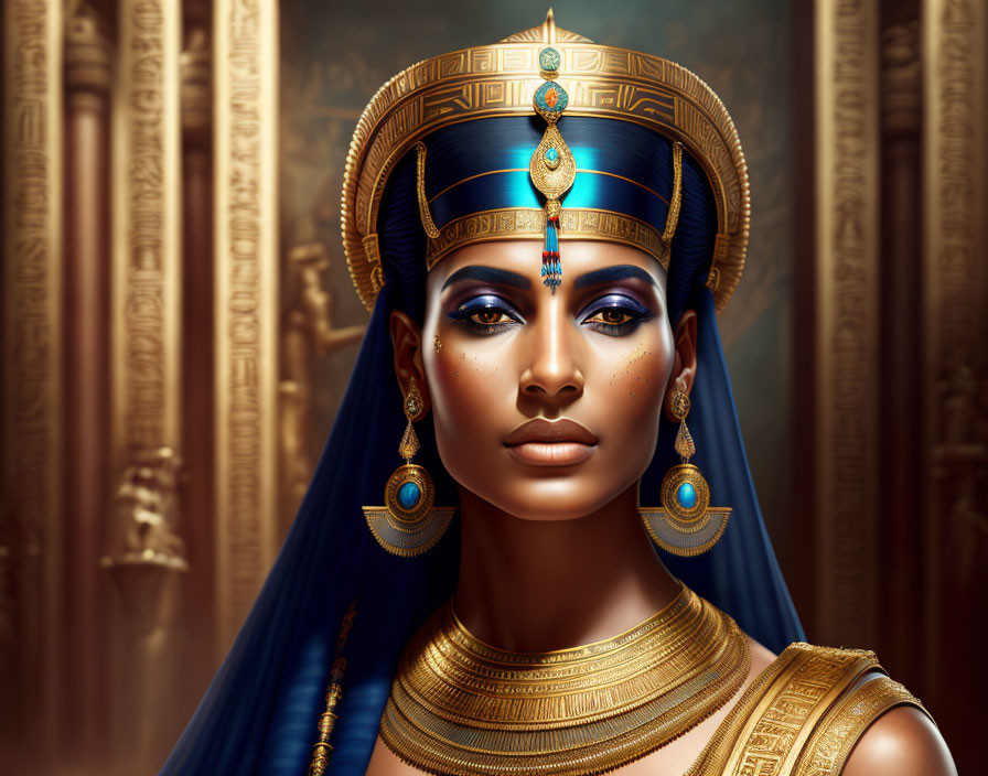 Majestoso de Cleópatra, nascida em 69 a.C