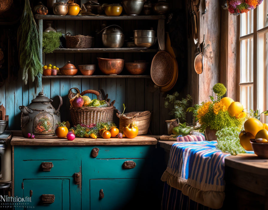 "Uma antiga cozinha rural - II" 