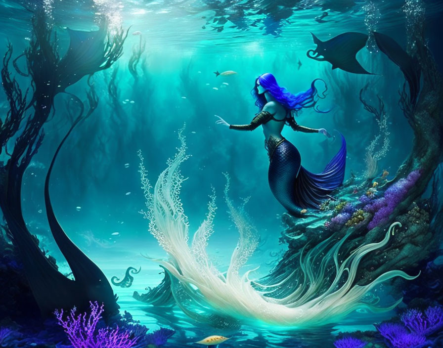 Gothic Mermaid Sorceress