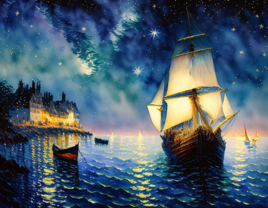 Sailing at Night