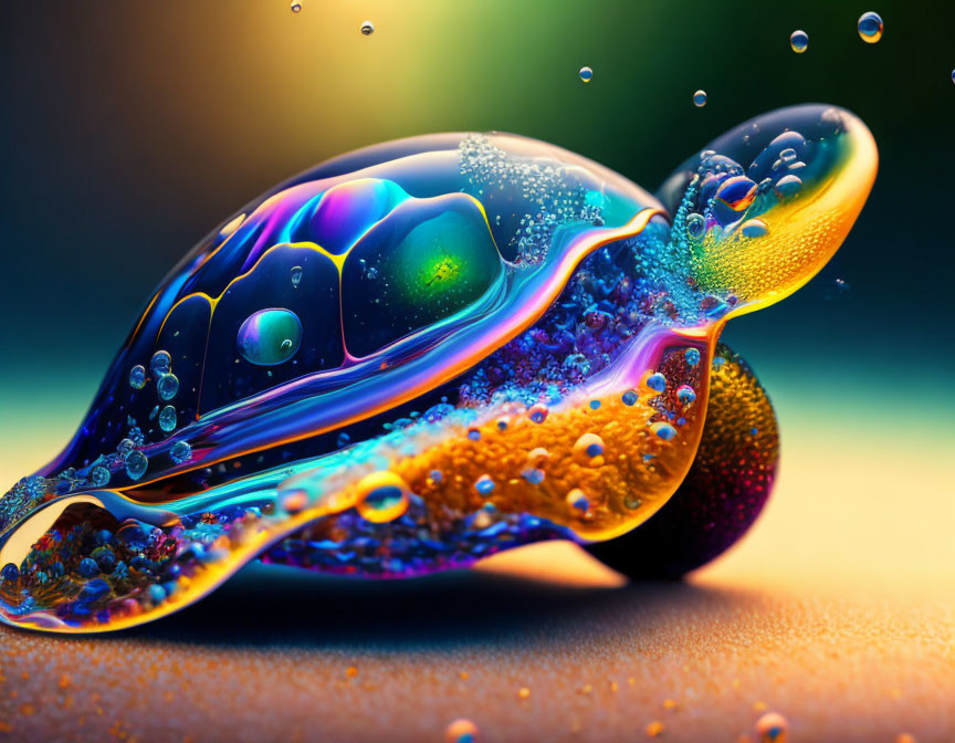 Bubble turtle