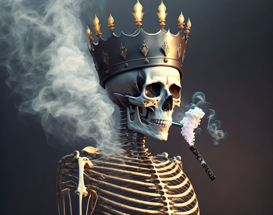 A skeleton king