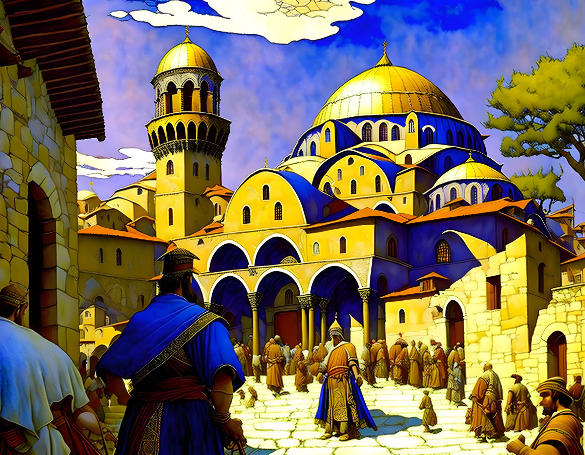 Street Scene in ancient Byzantium