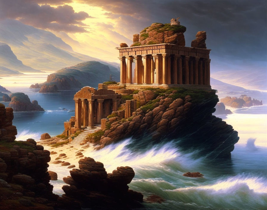 Temple to Poseidon.