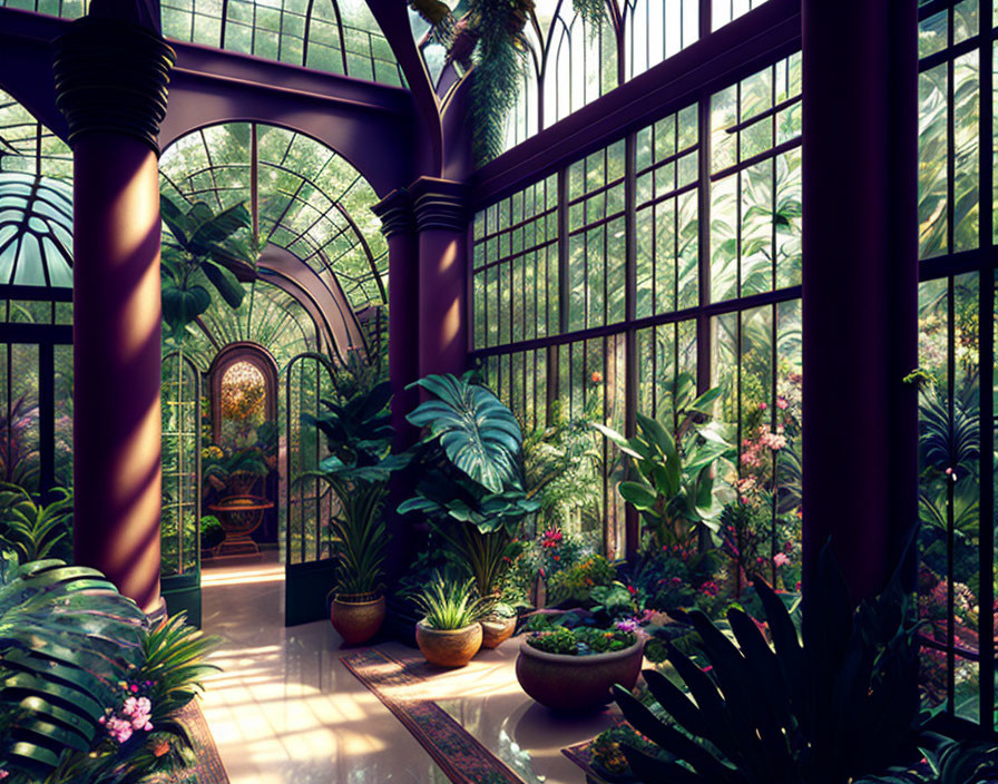 The conservatory. 