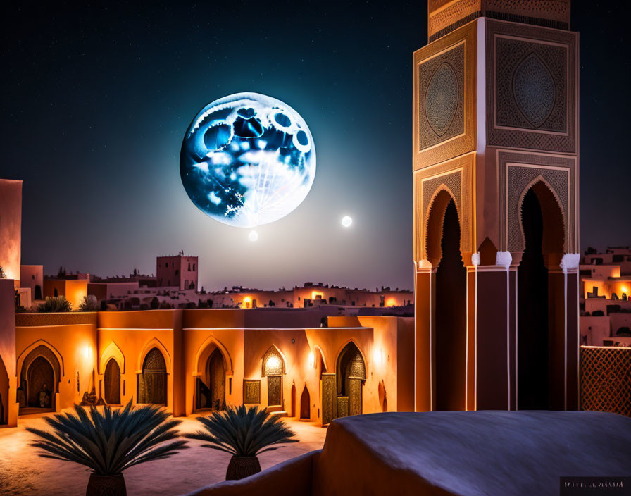 Moon over Morocco 