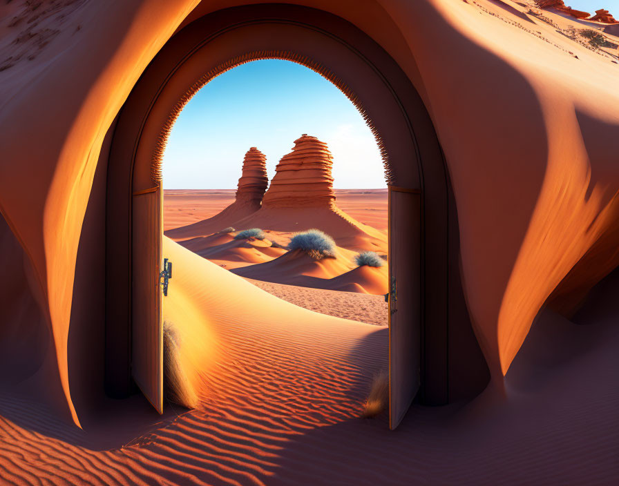 Door to the deep desert.