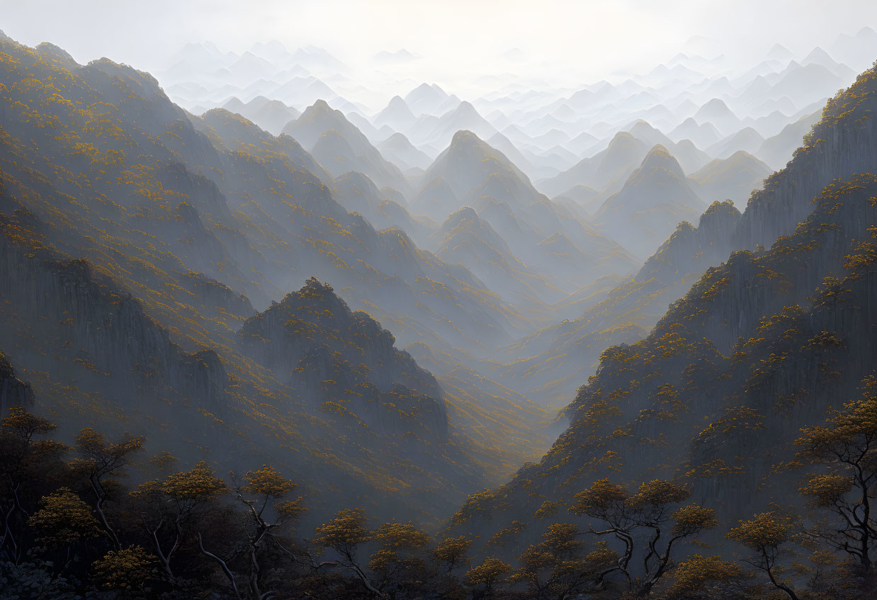 Yellow Mountains, China