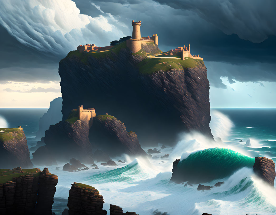 Fortress above the sea.