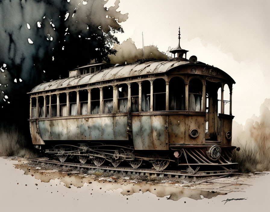 Abandoned railcar. 