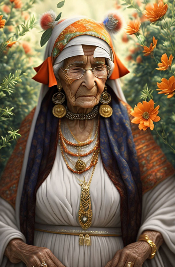 Wise old woman