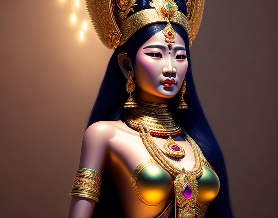 Goddess Pha Mae Thorani Middle East Thailand