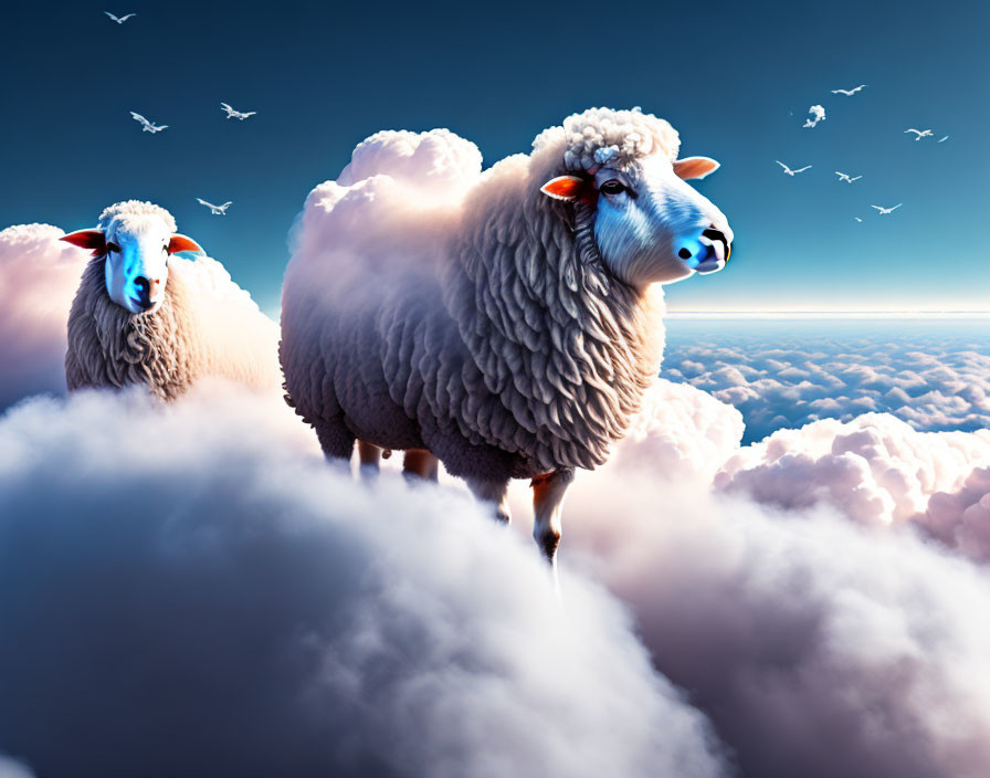 Sheep clouds