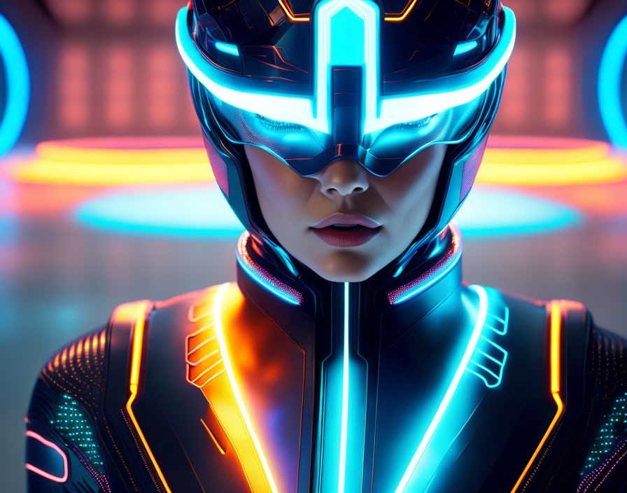 Scene from Tron