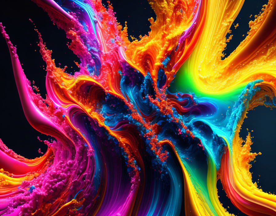 Explosion of colour