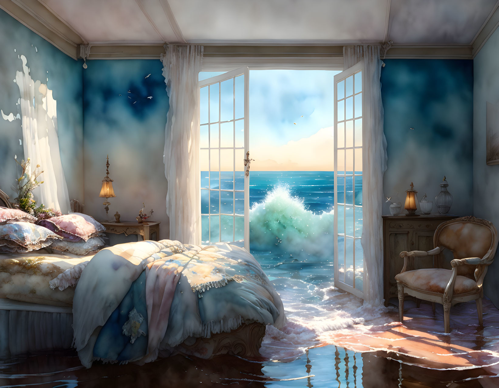 Bed vs Ocean