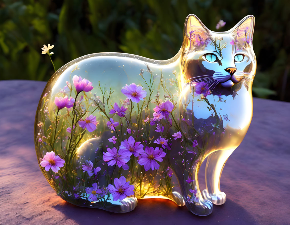 Glass cat