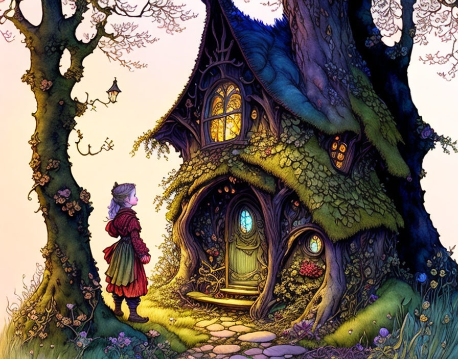 A Little girl’s fairy tale dream