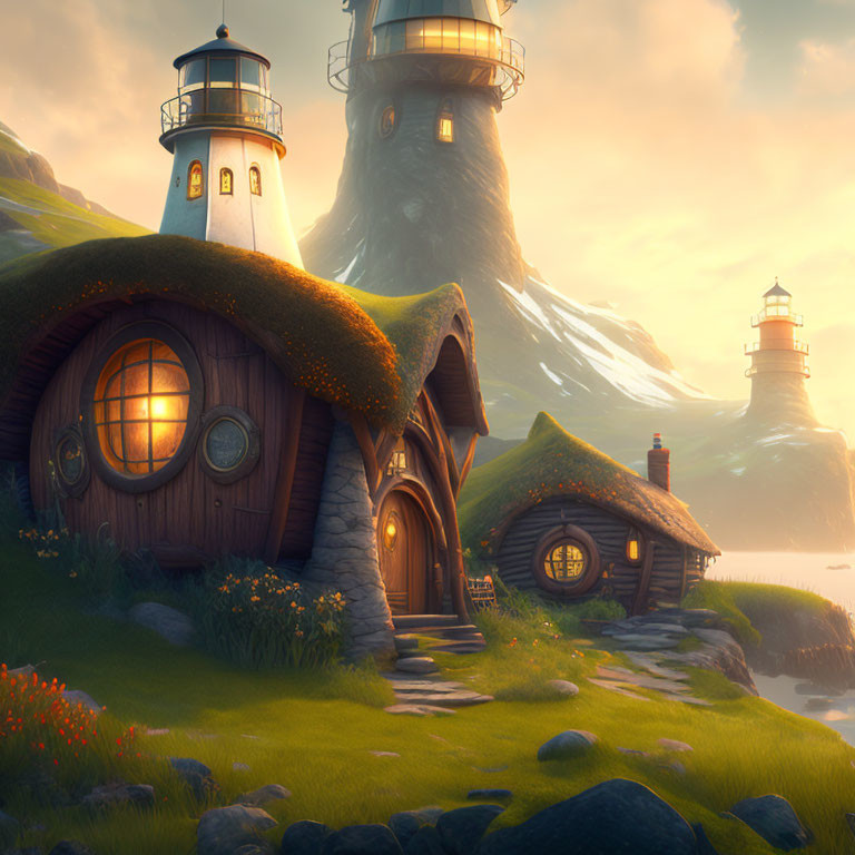 Hobbit Steampunk Lighthouse