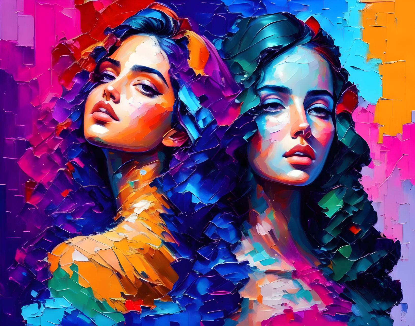 Colourful women