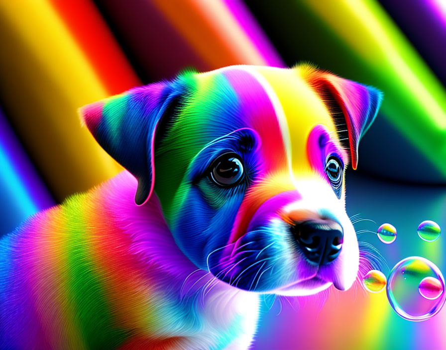 Disco light puppy