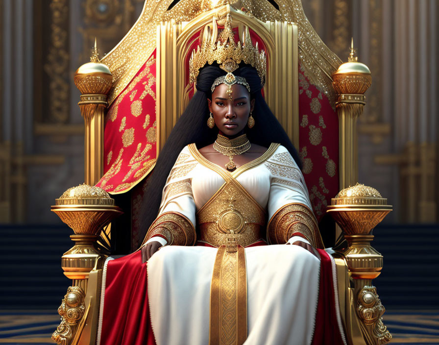 Ancient princess claiming the royal throne
