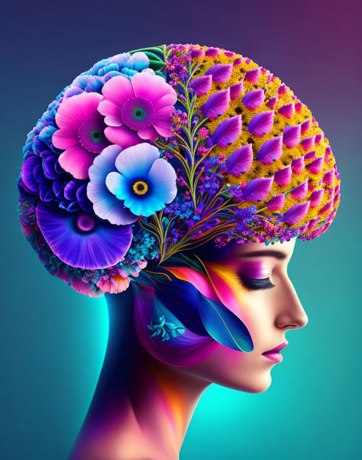 brain of flowers