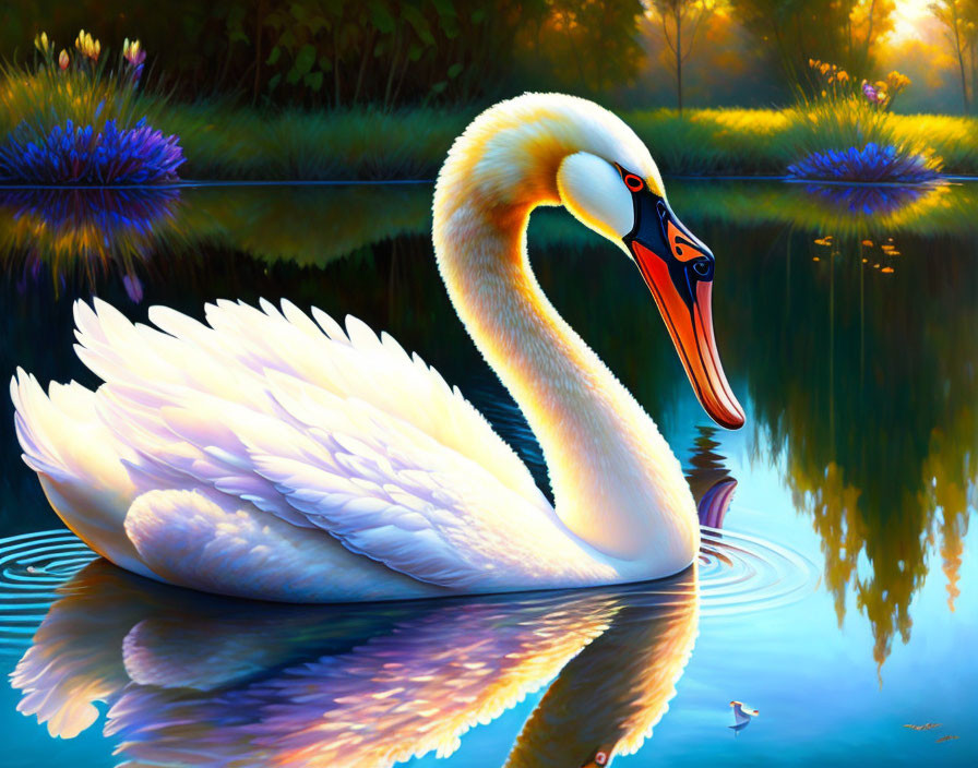 Swan swim