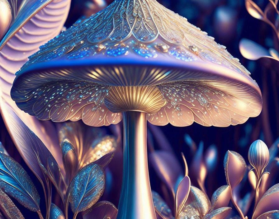 Silver mushrooms