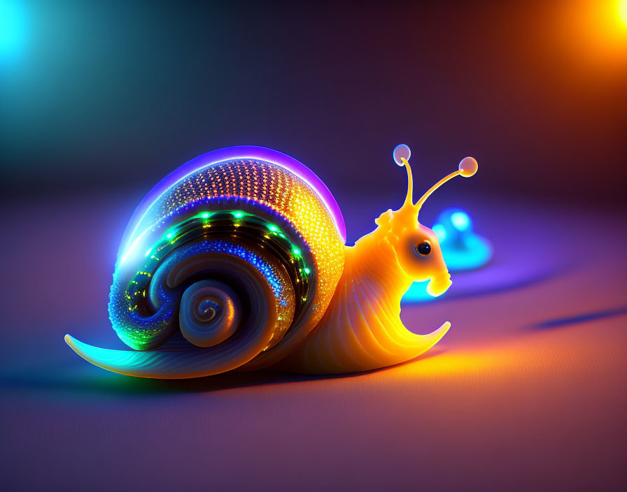 Bioluminescent Snail