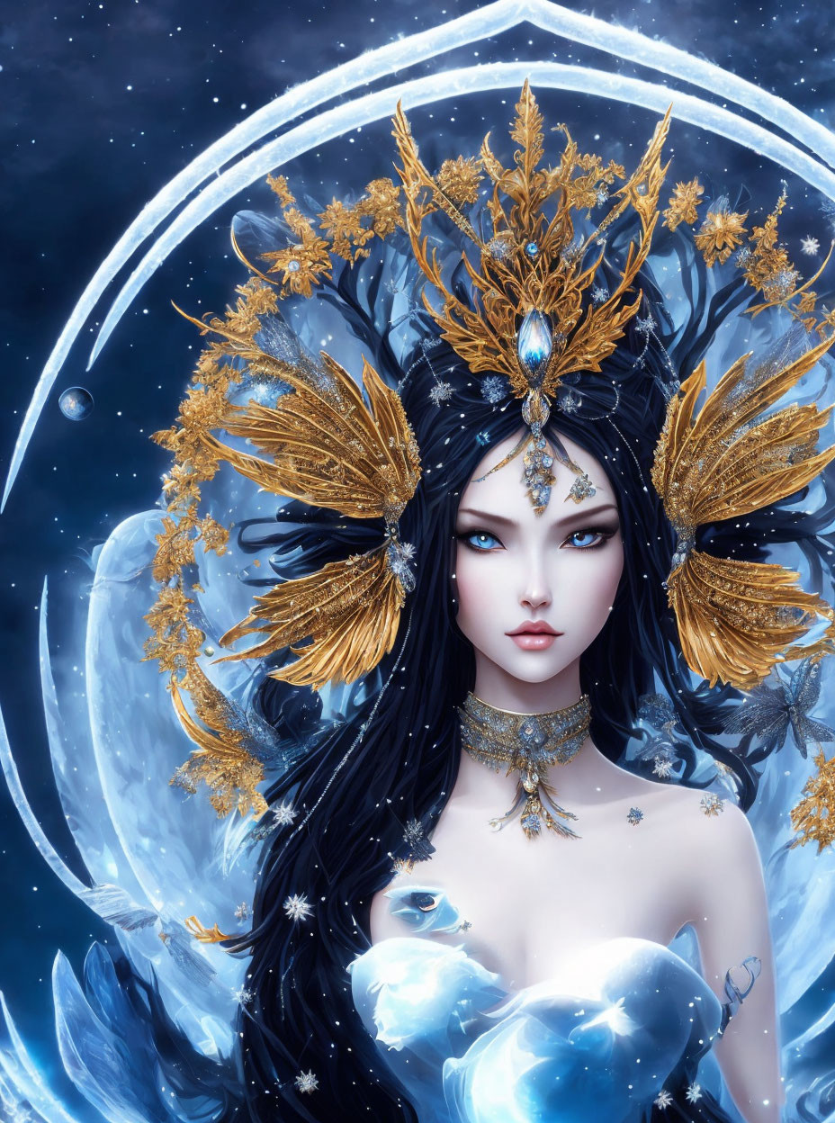 A winter goddess