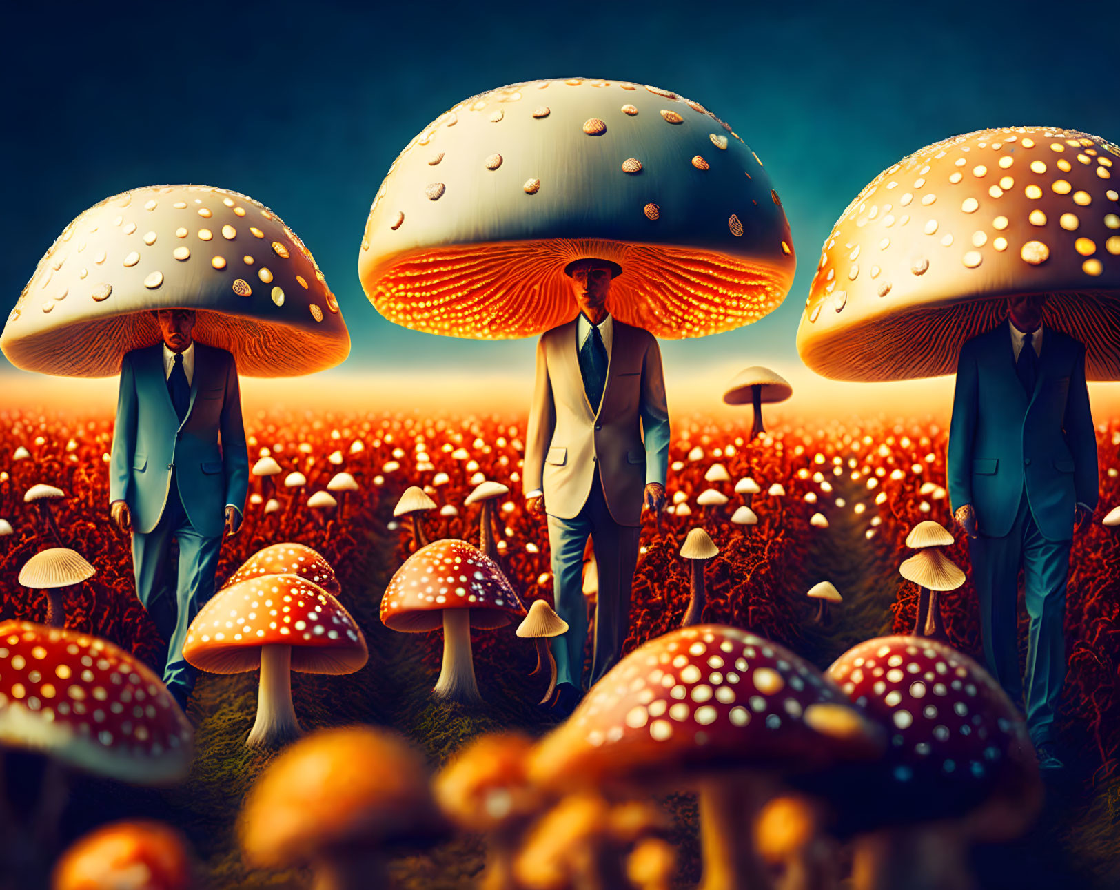 Mushroom heads