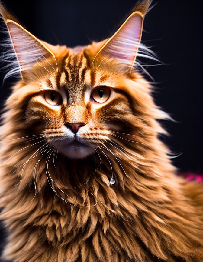 Big ginger maine coon