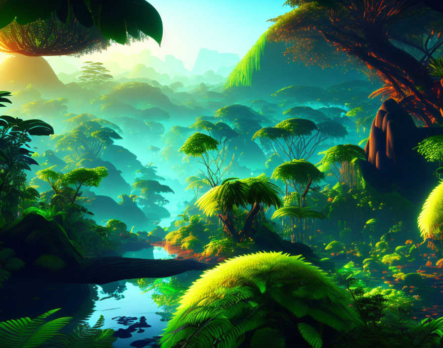 Mythical rainforest