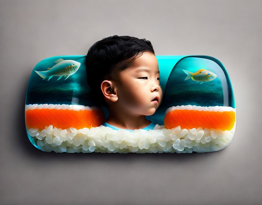 a child of sushi