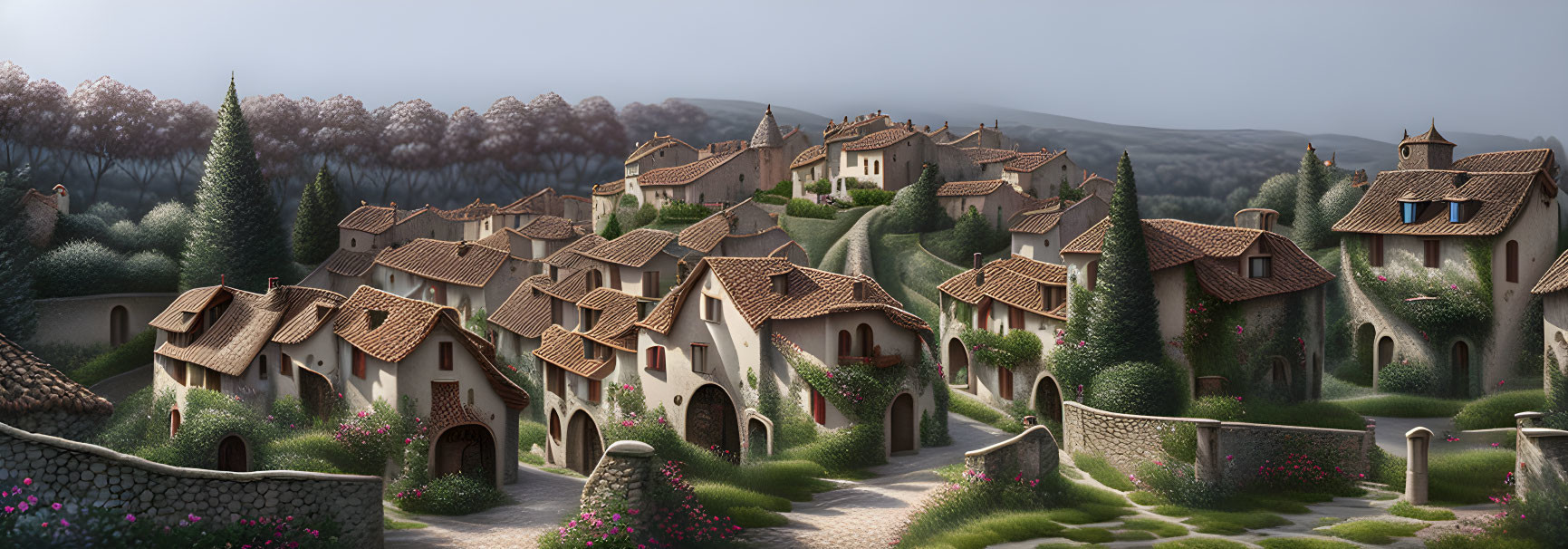 a small village