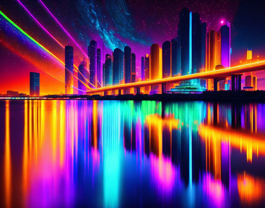 "Neon Dreams: A Nighttime Overture"