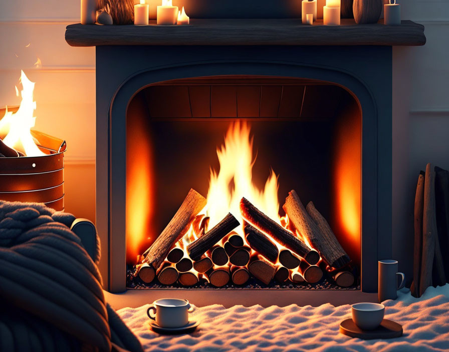 It's good to warm my bones beside the fire