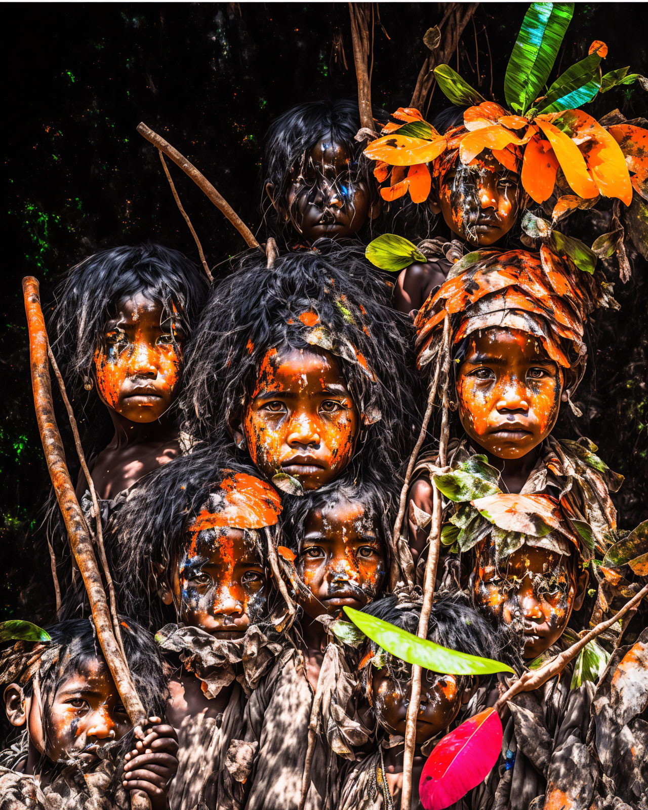 Children in the Amazon 