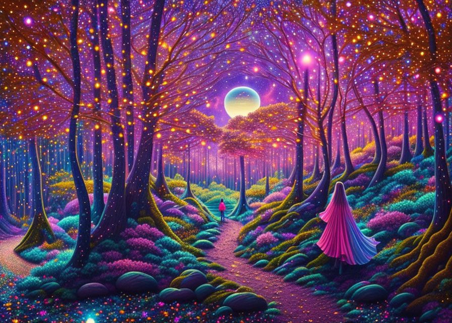 Cosmic forest 