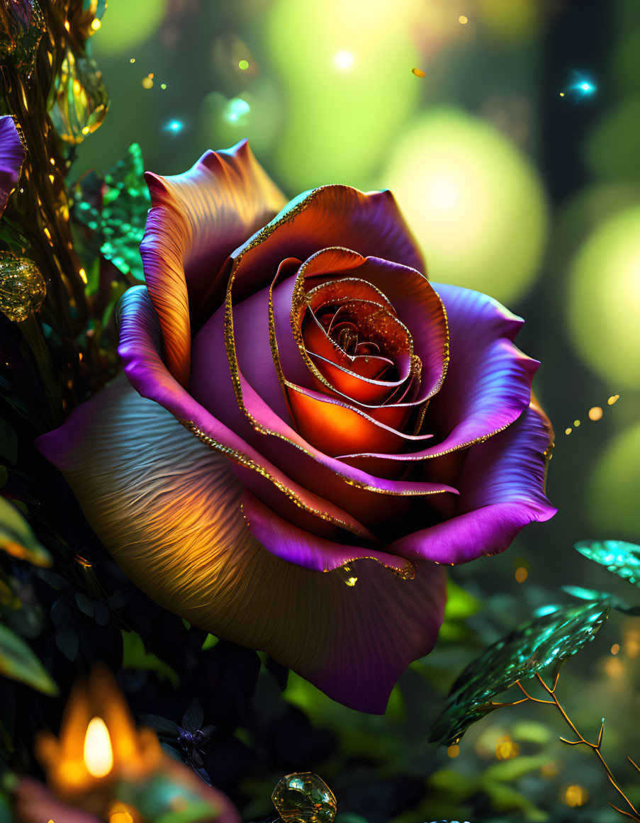 Shimmering Rose