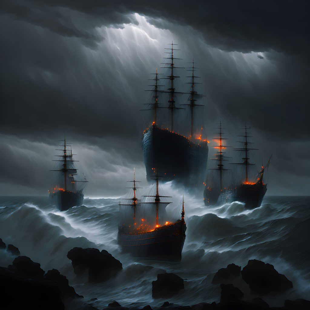 Dark and Stormy Seas