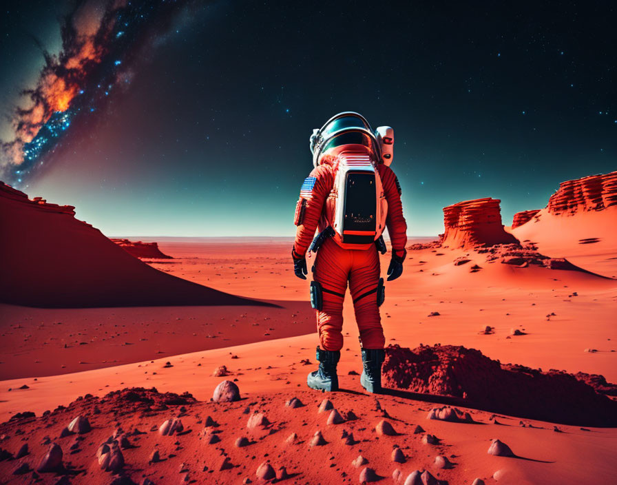 Exploring the Cosmic Horizon: The Astronaut's Jour