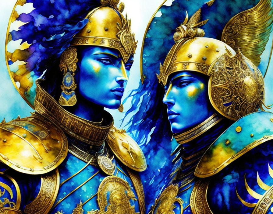 Warriors in blue and gold 2