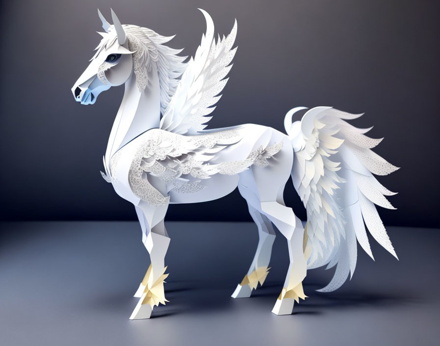 Papercraft Pegasus