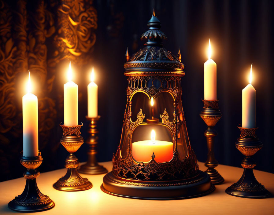 Gothic candles 