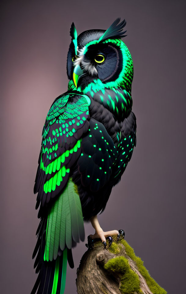 Emerald Owl (Second version) 