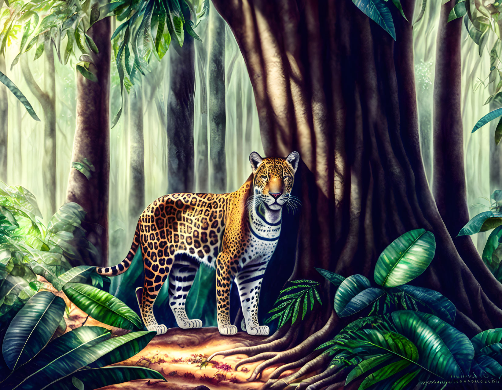 Jaguar en el Amazonas