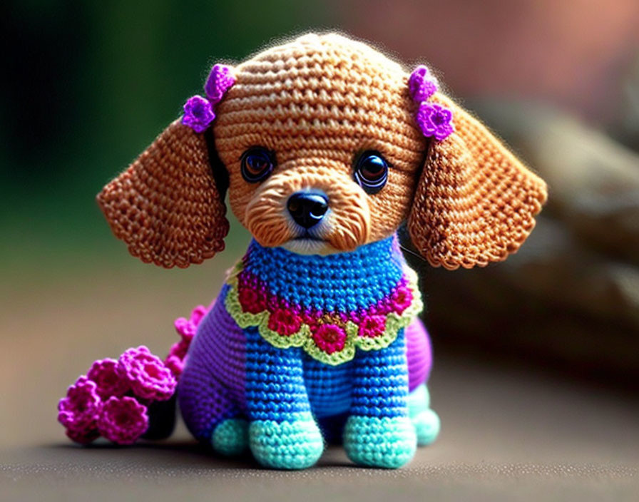 Cute Crochet Puppy
